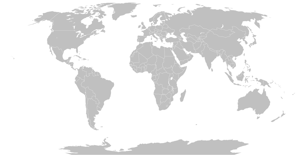 World map used as a destination-planning reference